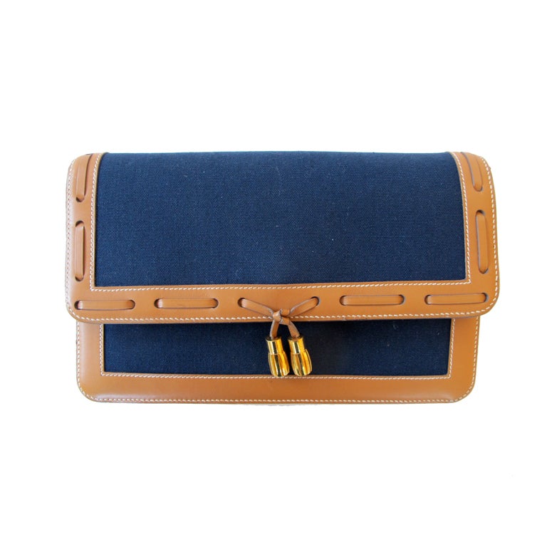 Hermes Handbag with Removable Shoulder Strap For Sale