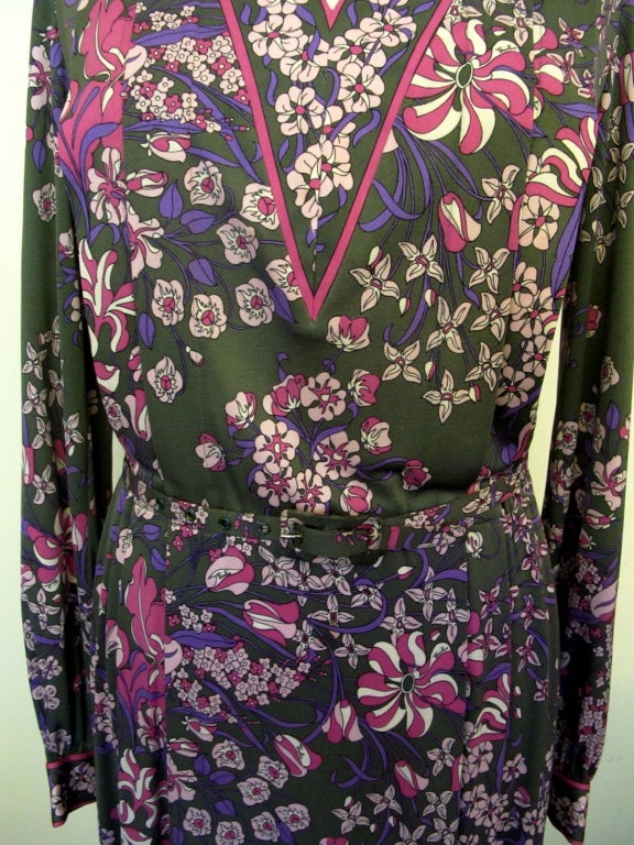 Iconic Late 1960's Pucci Dress In Excellent Condition For Sale In San Francisco, CA