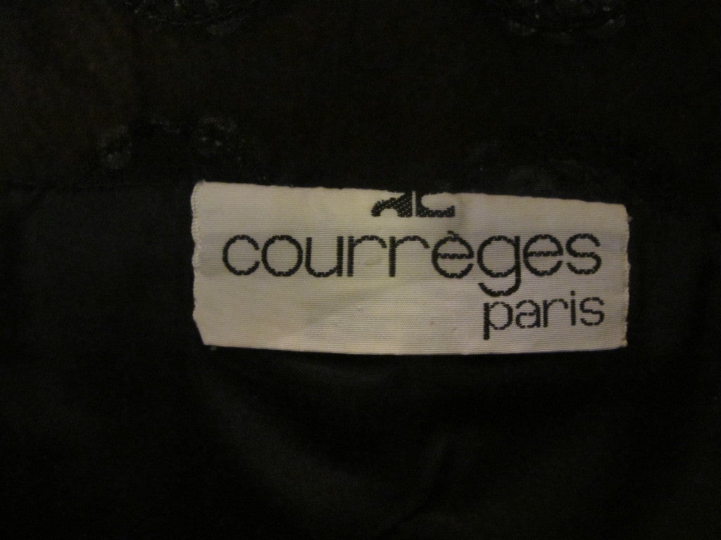 Courreges Sequined Cocktail Tunic with Polka Dot Detail For Sale 1