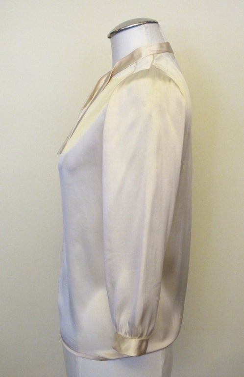 Gray Courreges 1967 Chic Blouse For Sale