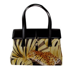 Salvatore Farragamo Jungle Leopard Handbag