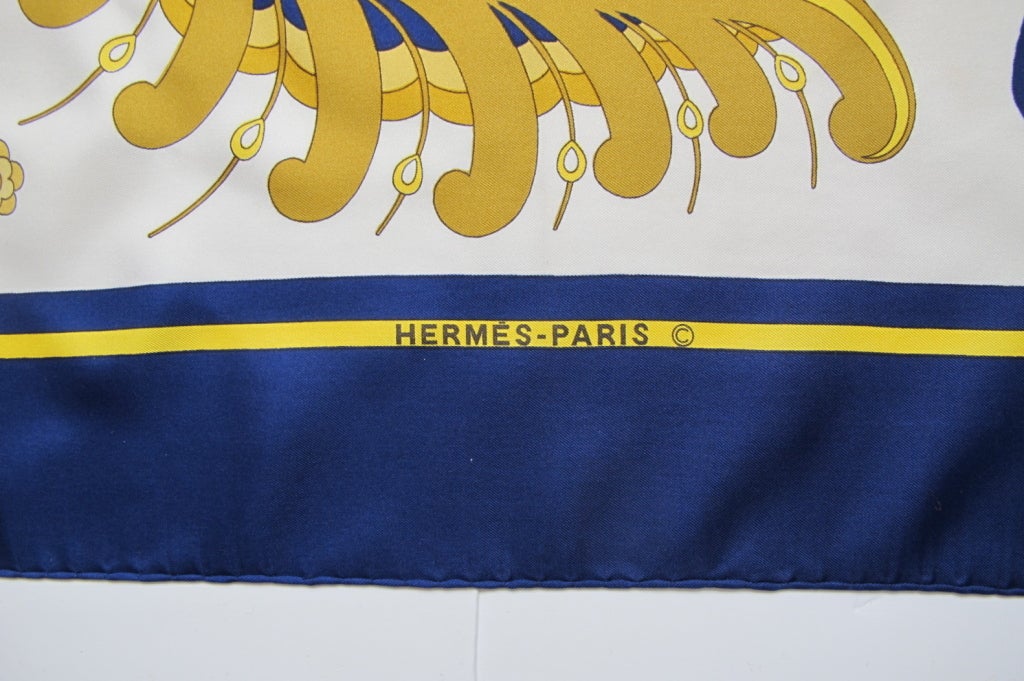 Hermes Skyros Silk Carre Scarf 2