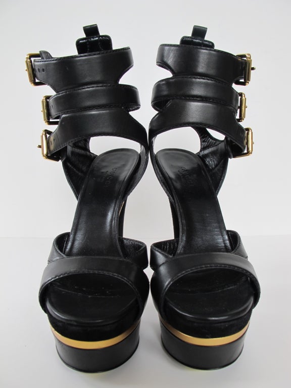 Gucci 'Iman' Platform Sandal In Excellent Condition In San Francisco, CA