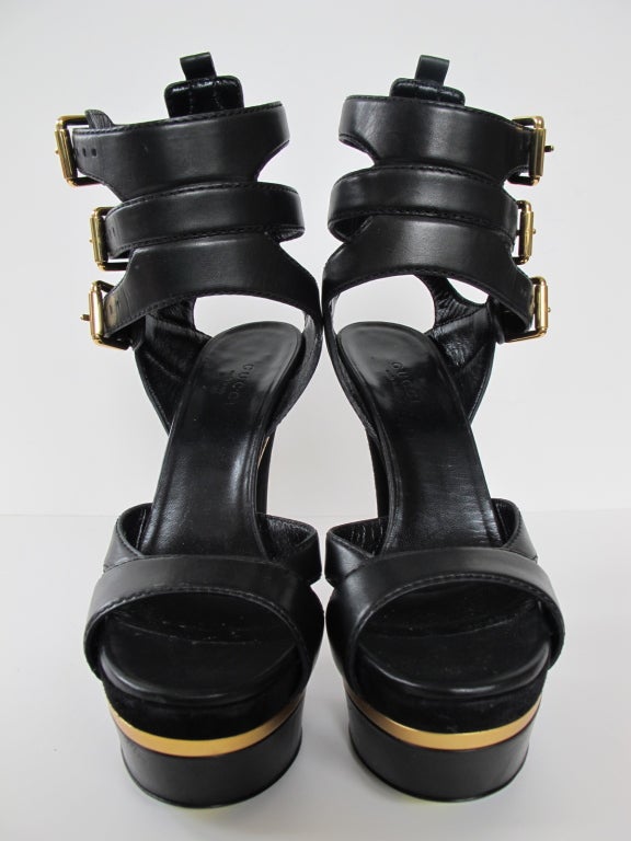 Gucci ''Iman'' Plateausandalen Damen
