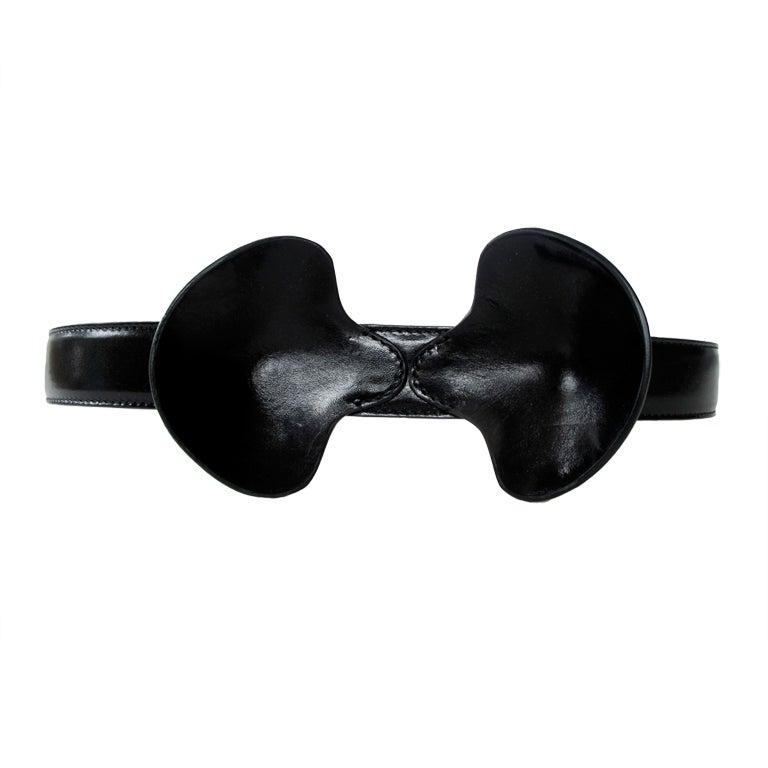 Alexander McQueen Leather Bow Belt For Sale