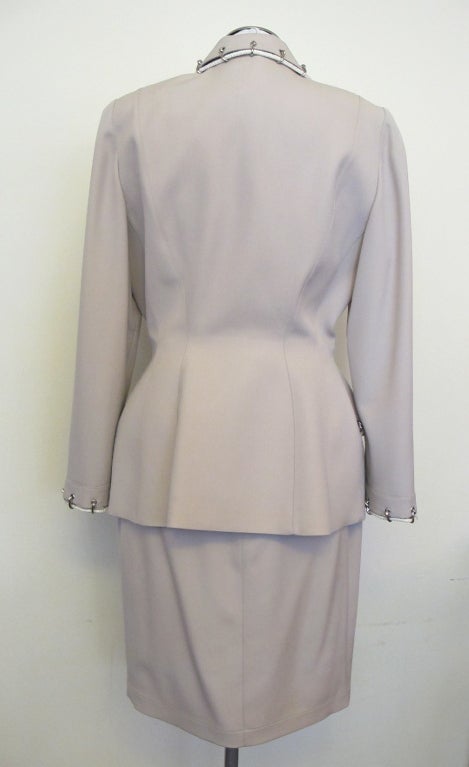Thierry Mugler Skirtsuit In Excellent Condition For Sale In San Francisco, CA