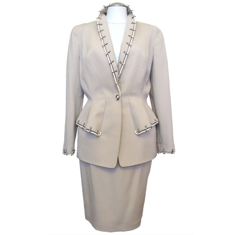 Thierry Mugler Skirtsuit For Sale