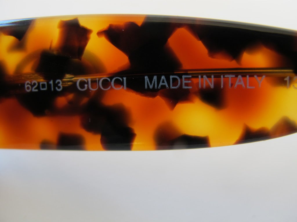 Women's Gucci Tortoise Shell Sunglasses For Sale