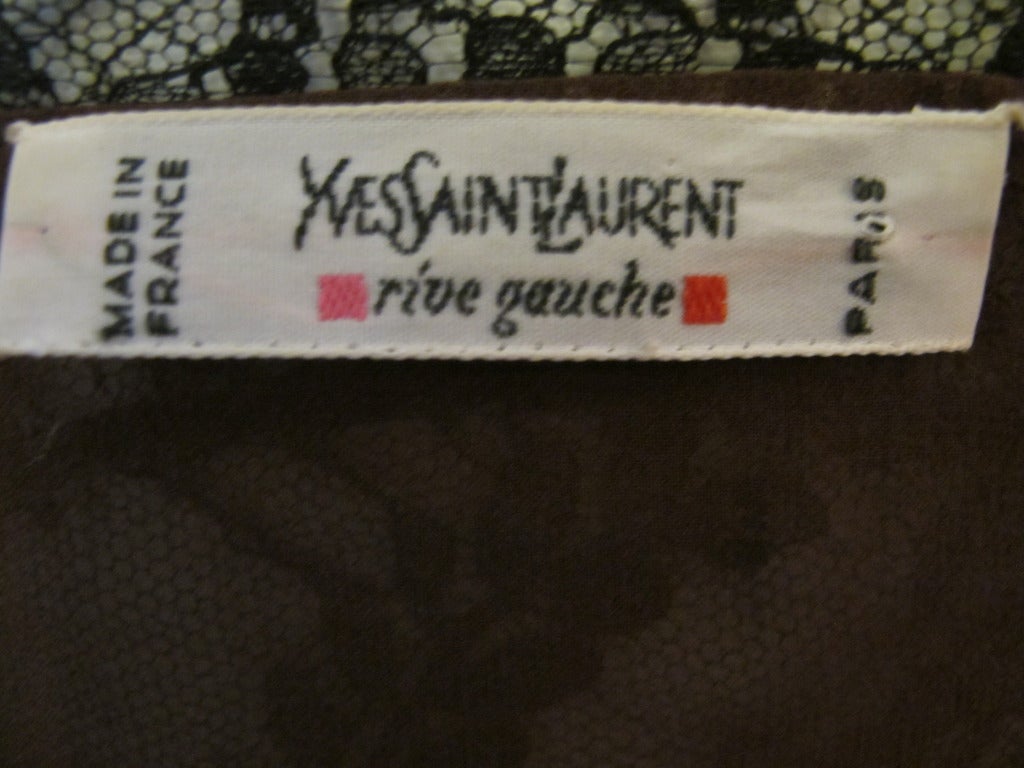 Yves Saint Laurent Chantilly Lace Camisole 2