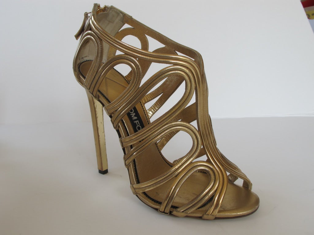 Tom ford gold chain shoes #7