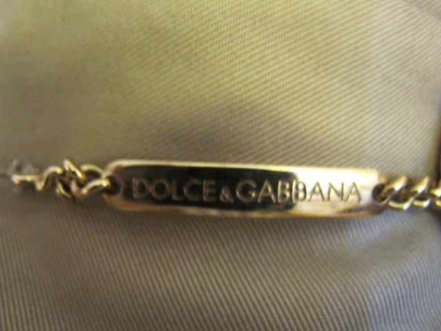 Dolce & Gabbana Snake Khaki Jacket For Sale 5