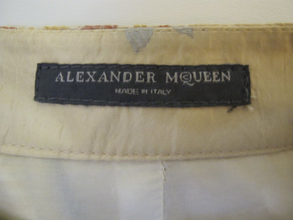 Alexander McQueen Luscious Silk Slacks 3