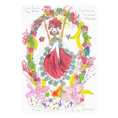 Mouse Couture Sketch by Vicki Beamon