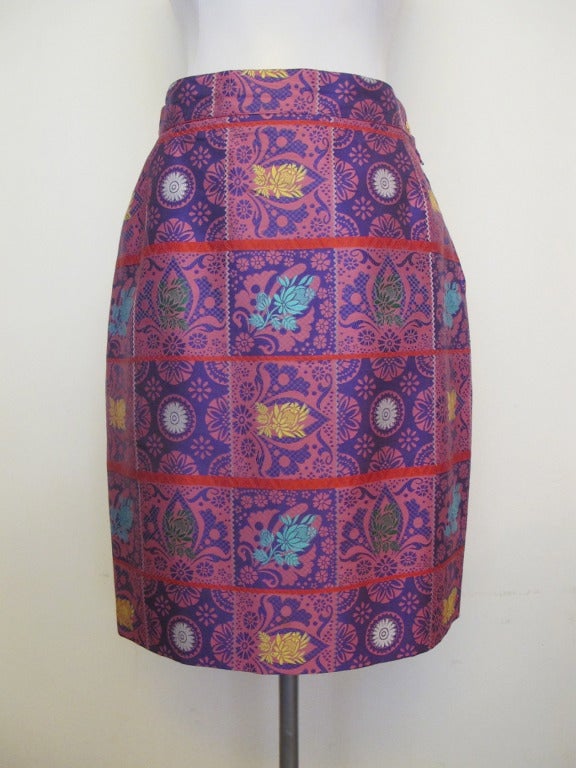Gray Christian Lacroix Colorful, Iconic Skirt For Sale