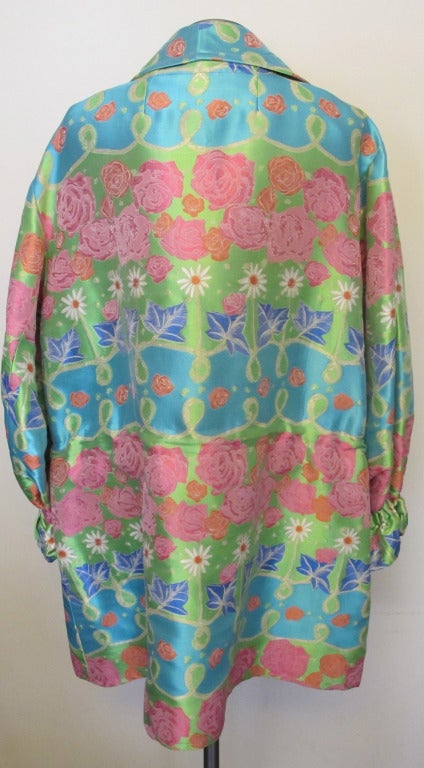 Christian Lacroix Colorful Dramatic Jacket In Excellent Condition For Sale In San Francisco, CA