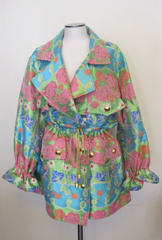 Christian Lacroix Colorful Dramatic Jacket For Sale 1