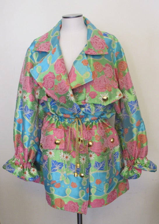 Christian Lacroix Colorful Dramatic Jacket For Sale 2