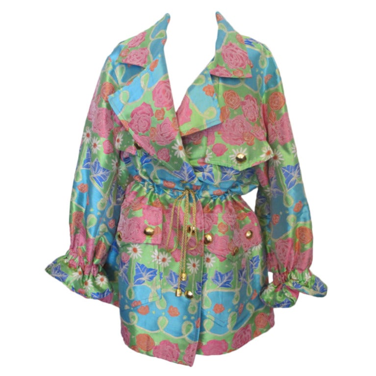 Christian Lacroix Colorful Dramatic Jacket For Sale