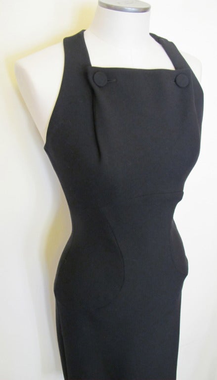 Women's Alaïa New Black Cocktail Dress For Sale