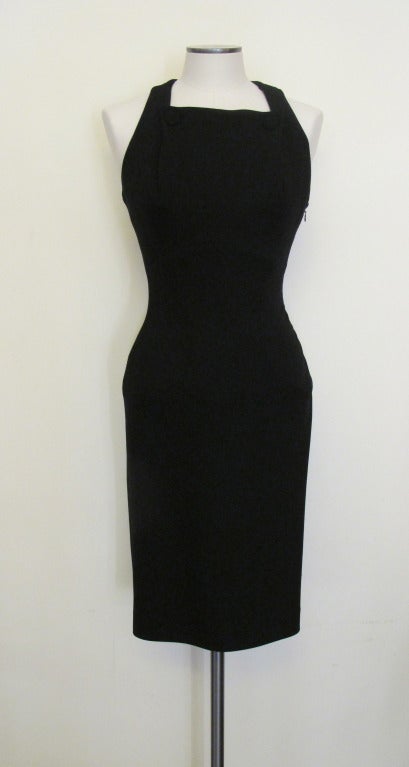 Alaïa New Black Cocktail Dress For Sale 3