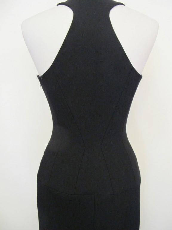 Alaïa New Black Cocktail Dress For Sale 4