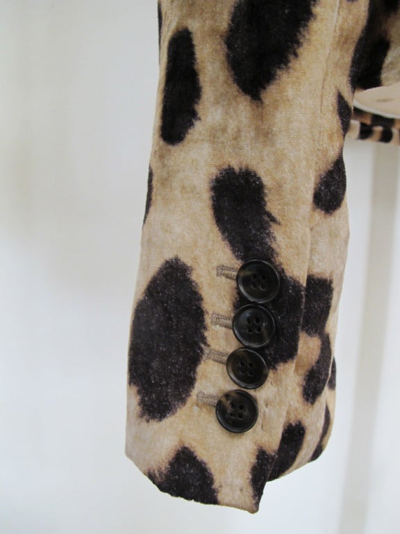 Dolce & Gabbana Leopard Jacket In New Condition For Sale In San Francisco, CA