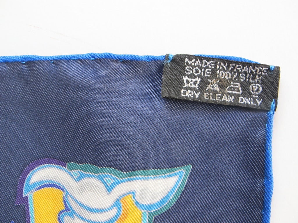 Hermès Alphabet Russe Silk Scarf 3