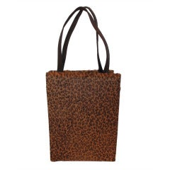 Bottega Veneta Mini Leopard Print Handbag