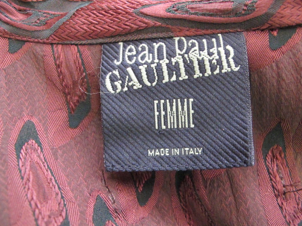 Jean Paul Gaultier Femme Stretch Fabric Dress 5