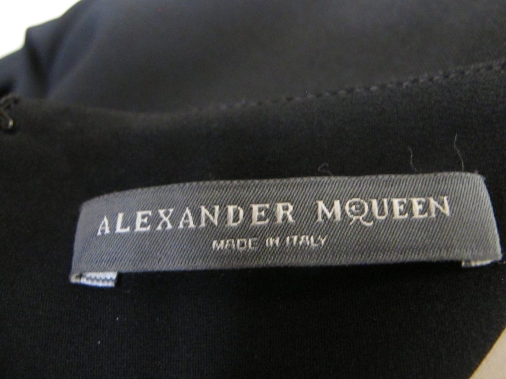 Iconic Alexander McQueen Black Dress For Sale 6