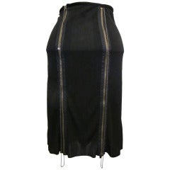 Jean Paul Gaultier Zipper and Ball Bearing Skirt