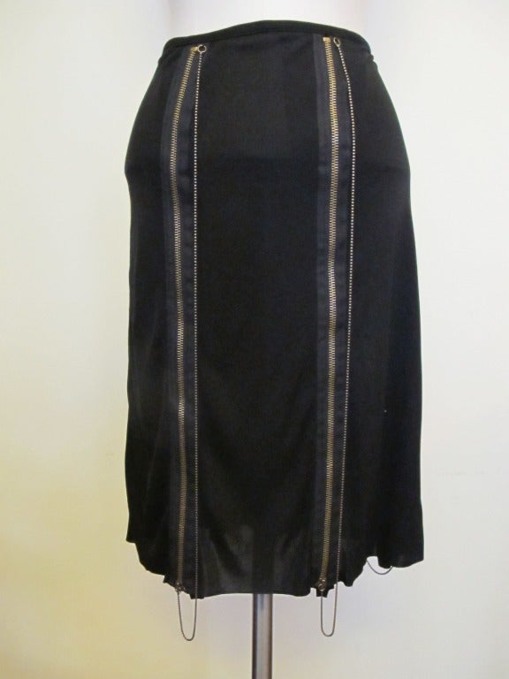 Jean Paul Gaultier Zipper and Ball Bearing Skirt For Sale 1
