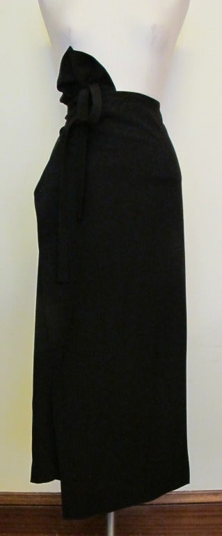Jean Paul Gaultier Long Wraparound Skirt In Excellent Condition For Sale In San Francisco, CA