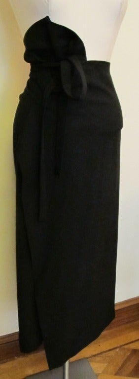 Jean Paul Gaultier Long Wraparound Skirt For Sale 3