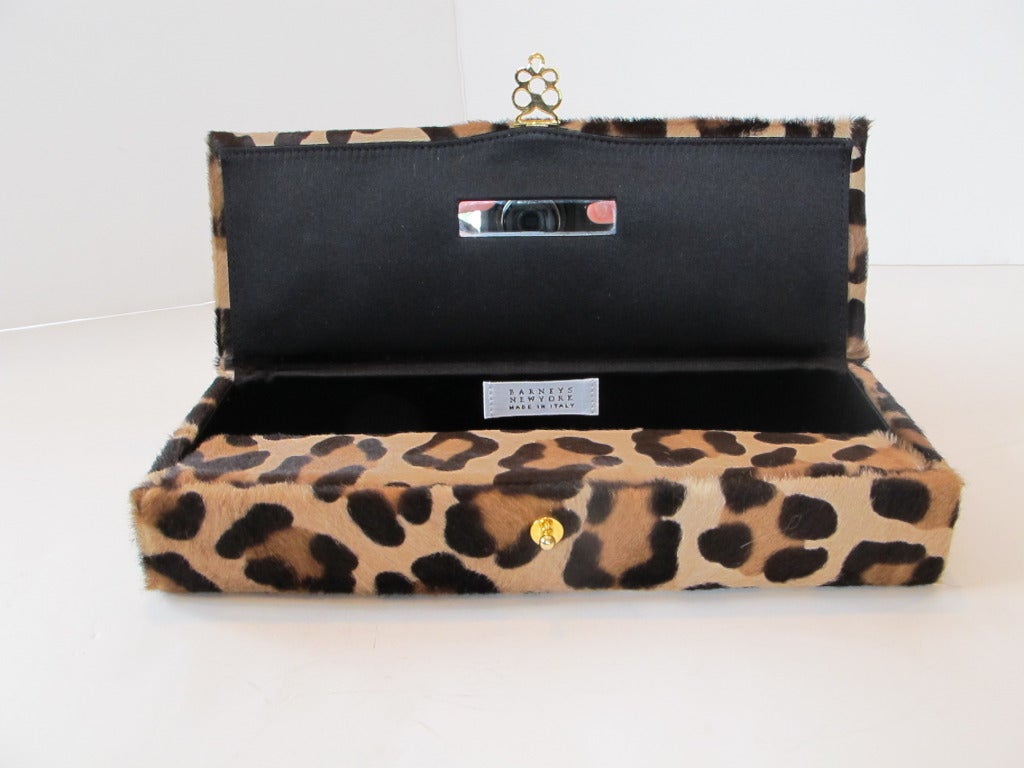 Barney's New York Leopard Purse For Sale 2