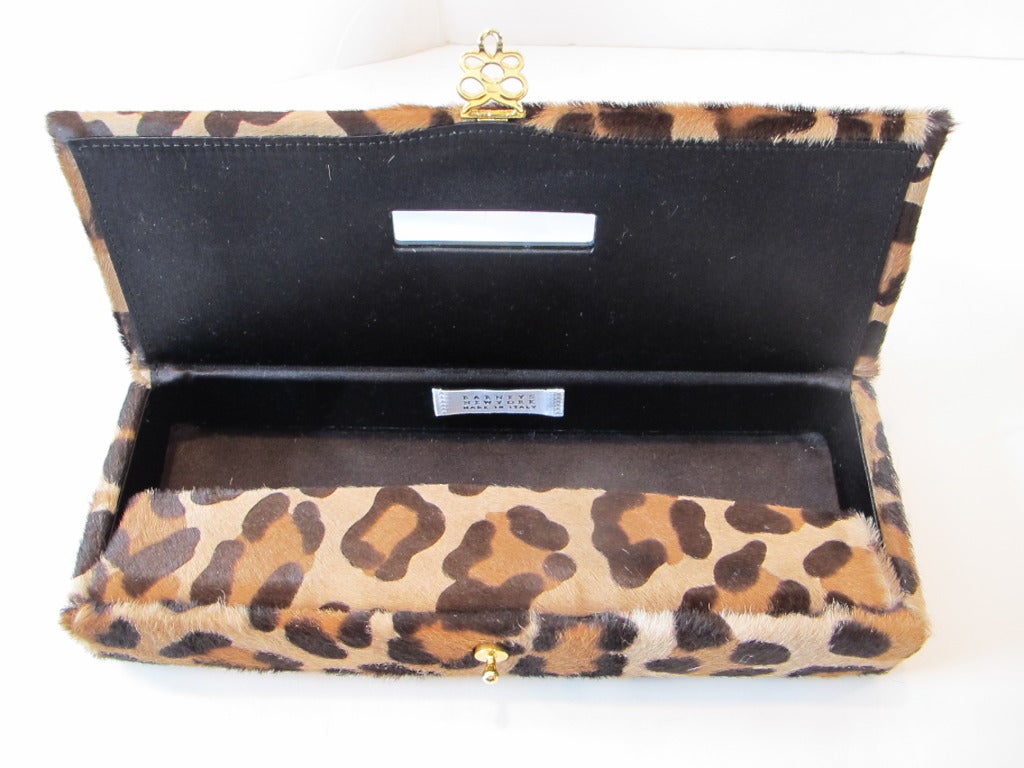 Barney's New York Leopard Purse For Sale 3