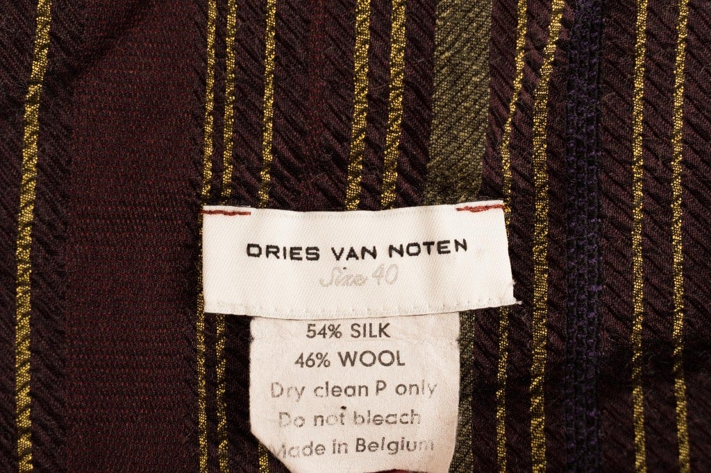 Dries Van Noten Jacket In Excellent Condition For Sale In San Francisco, CA