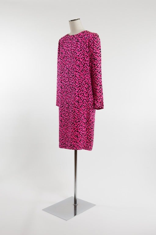 Chic 1980's Pauline Trigere Dress In Excellent Condition For Sale In San Francisco, CA