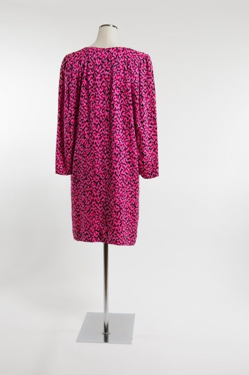 Women's Chic 1980's Pauline Trigere Dress For Sale