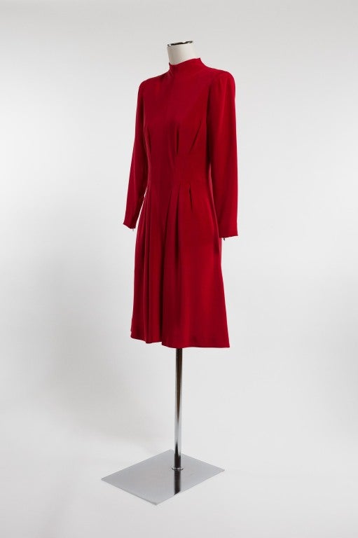 Elegant Pauline Trigere Dress In Excellent Condition For Sale In San Francisco, CA