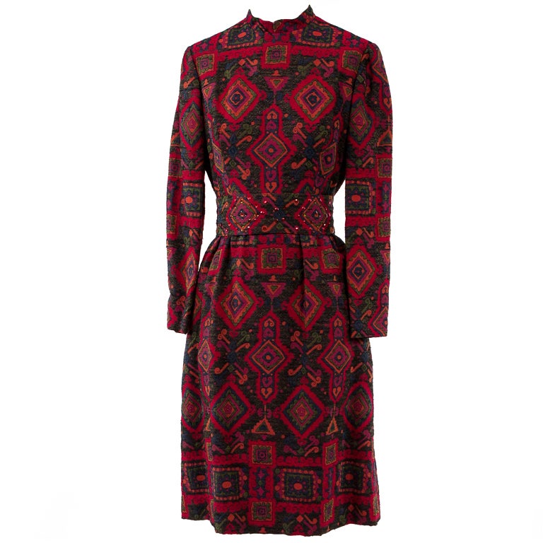 Mid 60'/Early 70's Gino Charles Division of Malcolm Starr Dress For Sale