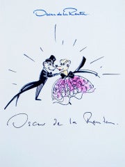 Mouse Couture Sketch by Oscar de la Renta