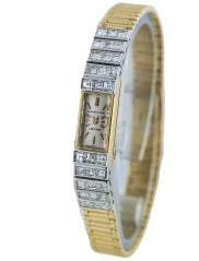 Audemars Piguet and Cartier gold and diamond bracelet watch
