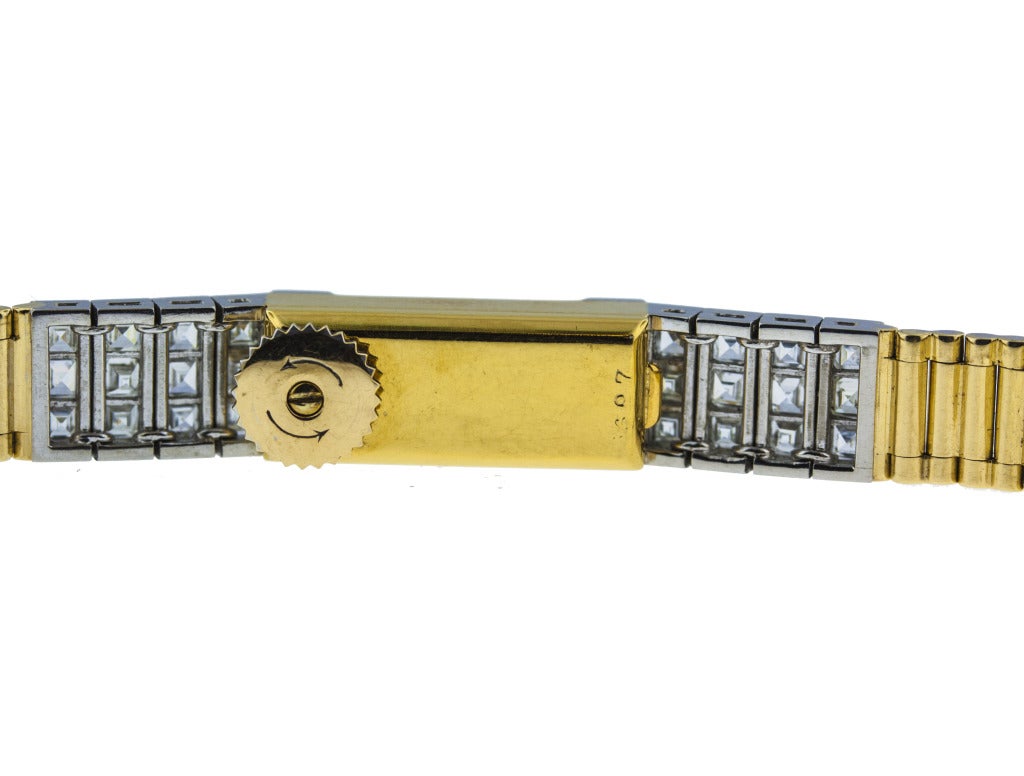 Audemars Piguet and Cartier gold and diamond bracelet watch 1