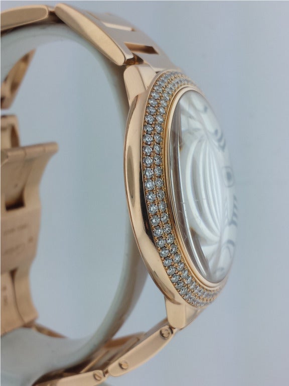 Cartier Rose Gold and Diamond Ballon Bleu Automatic Wristwatch with ...
