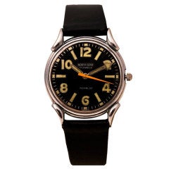 NORTH STAR Stainless Steel Pilot's Wristwatch circa 1950s