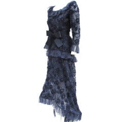 1986/1987 Yves Saint Laurent Haute Couture Gown #61923