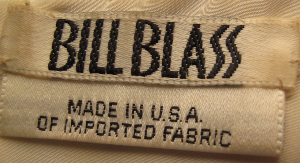 1988 Bill Blass Embroidered Sequin 