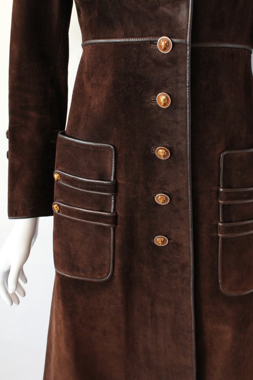 70s suede coat