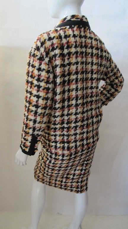 chanel houndstooth suit